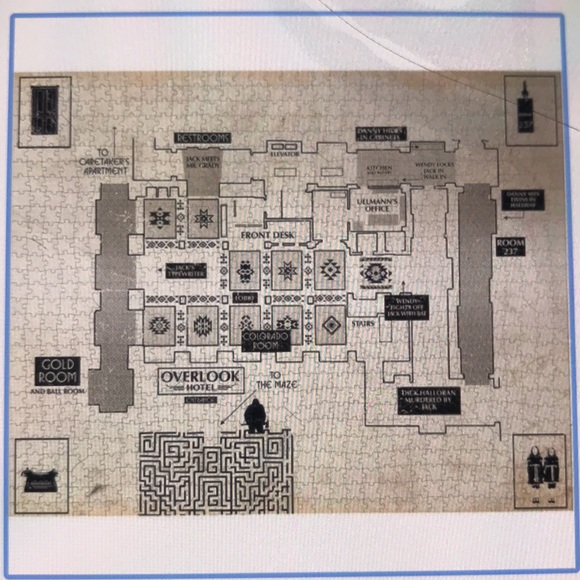 Paladone  THE SHINING 1000pc Puzzle 24 x 30” NEW SEALED - Picture 3 of 10